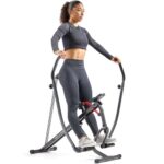 Sunny Health & Fitness Smart Compact Full Motion Ruder- und Squat Assist Trainer mit verbundener SunnyFit App - SF-A022070